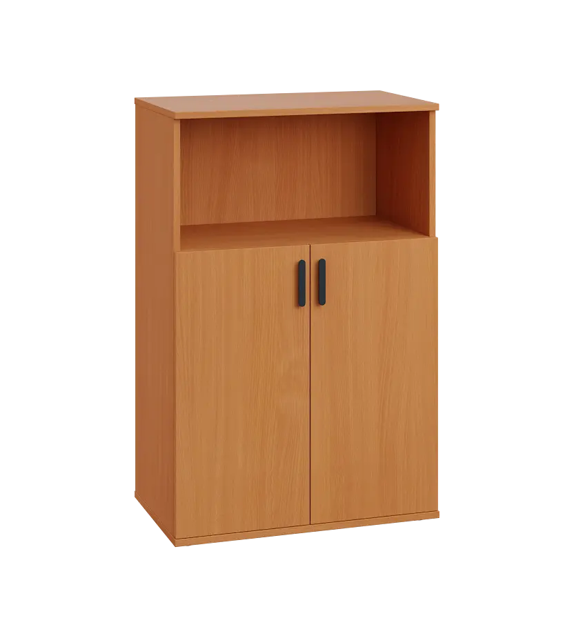 LN 3 - 7DN kancelářská skříň, 2-dveřová/nika, 1107x720x400, buk Royal